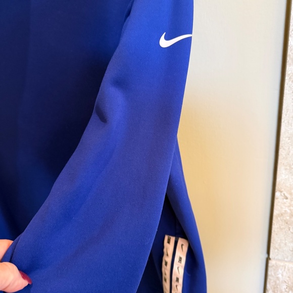 Womens Nike M Athletic Running Turtleneck Fleece Top - Picture 4 of 5